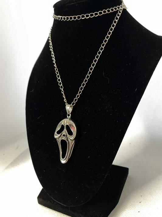 “Ghost Face” necklace