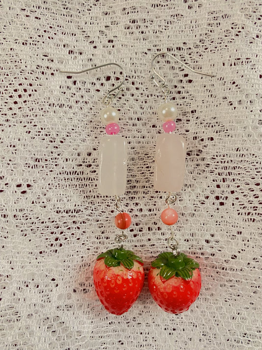 “strawberry shortcake” earrings