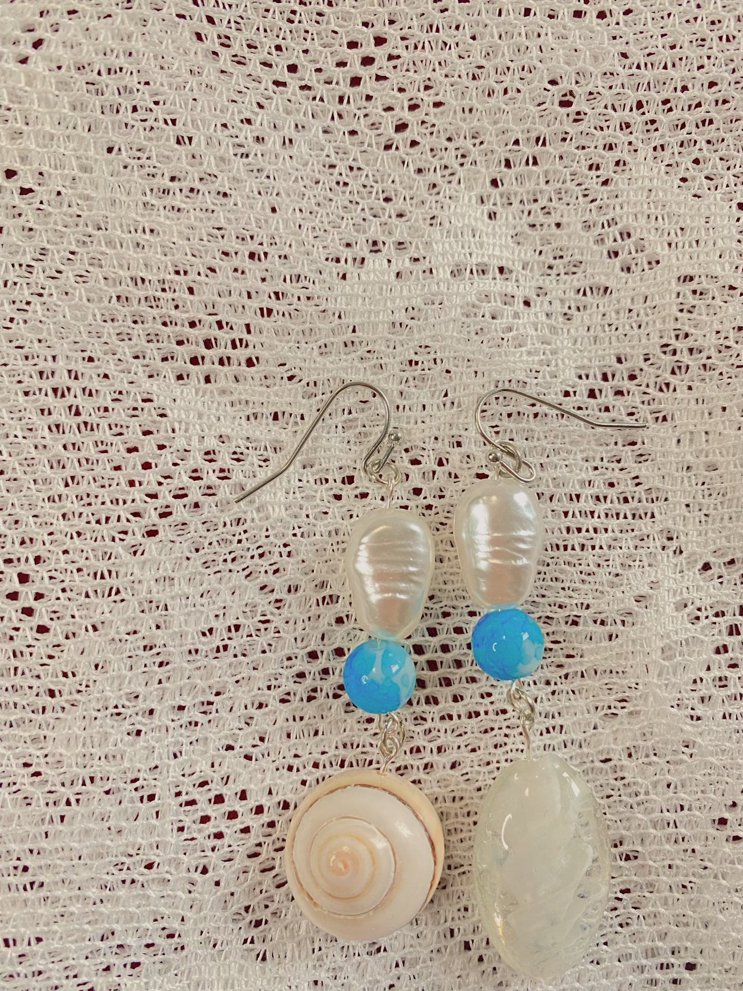 “ocean waves” earrings
