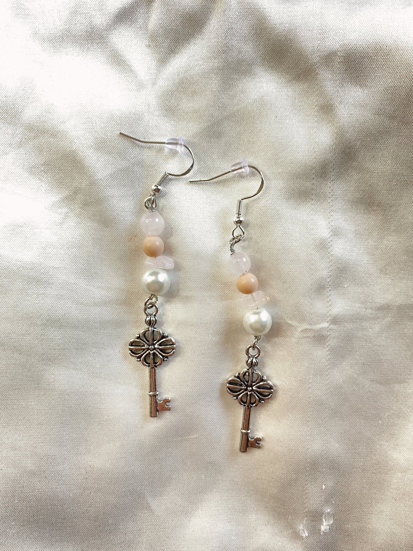 “Pastel Key” earrings
