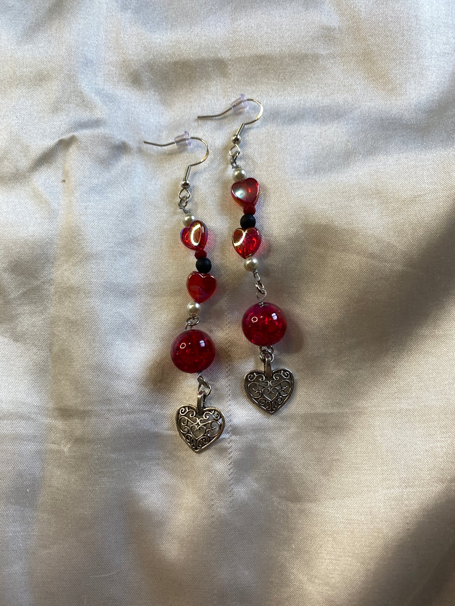 “Bloody Heart” earrings