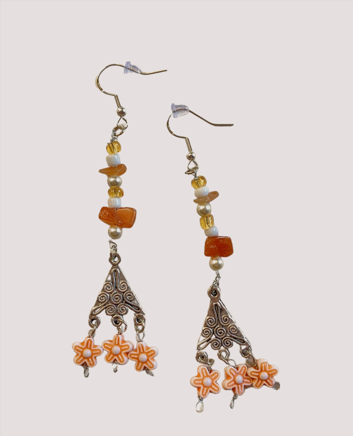 “Orange Juice” earrings
